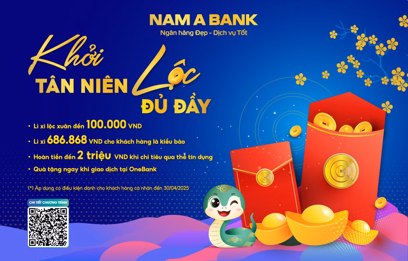 Chuỗi chương trình ưu đãi đầu năm của Nam A Bank. Chuỗi chương trình ưu đãi đầu năm của Nam A Bank.