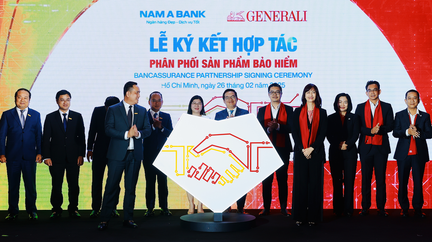 Sự hợp tác giữa Nam A Bank và Generali Việt Nam khẳng định cam kết đồng hành cùng khách hàng trong hành trình bảo vệ tài chính và xây đắp tương lai bền vững.