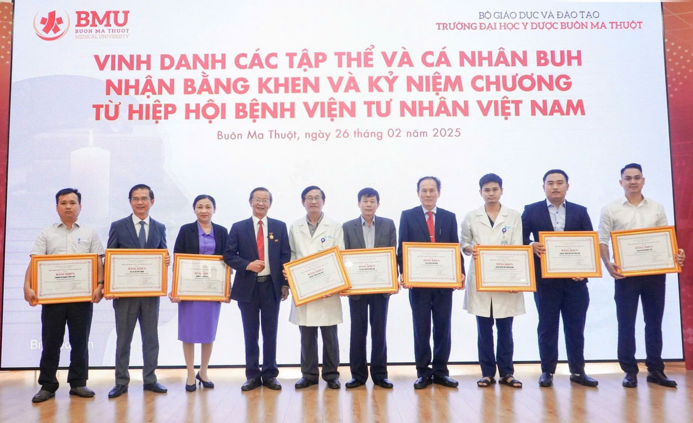 Các tập thể, cá nhân xuất sắc được vinh danh