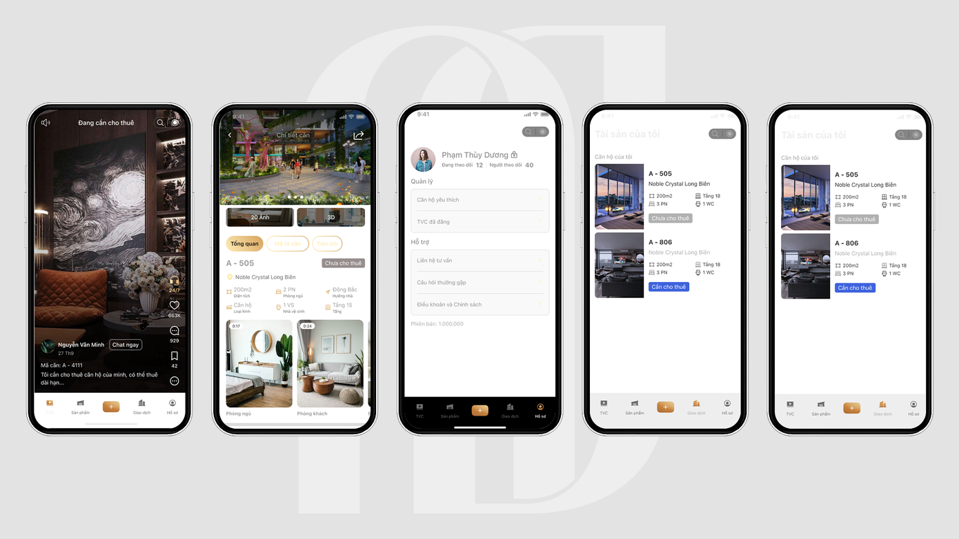 Chủ căn hộ hoặc biệt thự có thể chủ động cập nhật tình trạng căn hộ (cho thuê, chưa sẵn sàng, ngừng thuê…) để khách hàng quan tâm có thể tìm hiểu dễ dàng