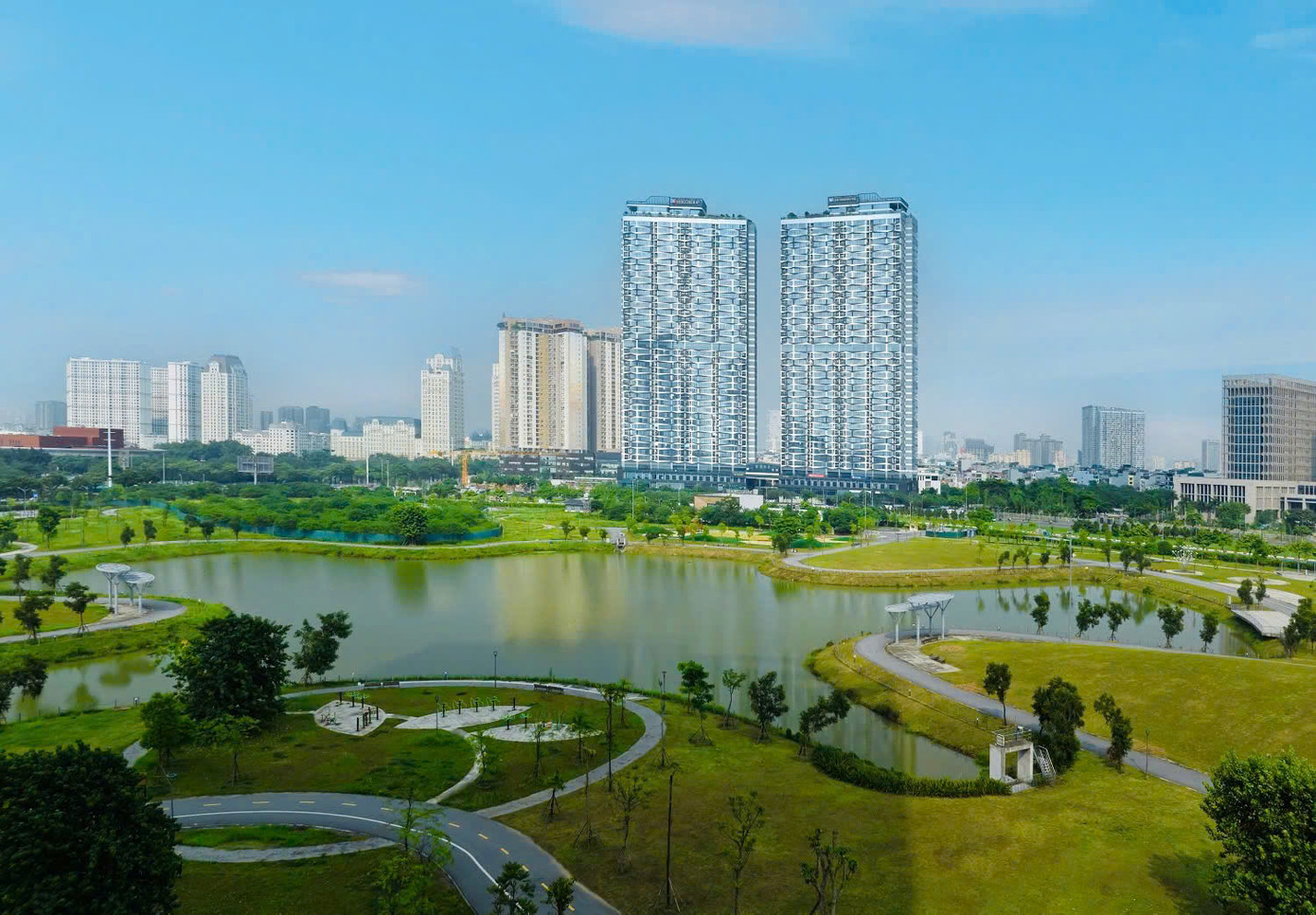 Công viên The Matrix One có quy mô 14ha là công viên lớn nhất quận Nam Từ Liêm Công viên The Matrix One có quy mô 14ha là công viên lớn nhất quận Nam Từ Liêm