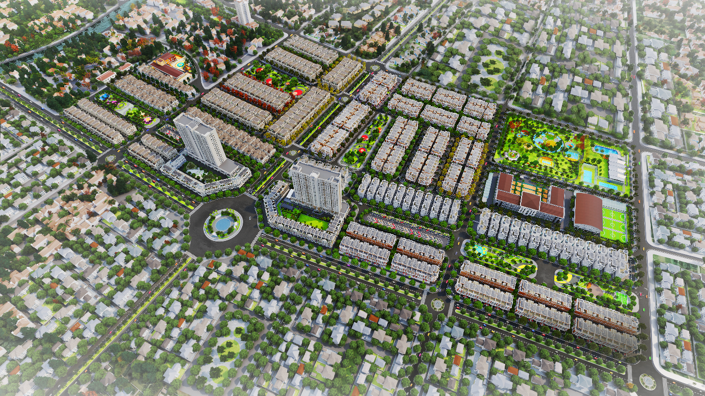 Phối cảnh dự án khu đô thị Eurowindow Sport Garden tại trung tâm thành Vinh Phối cảnh dự án khu đô thị Eurowindow Sport Garden tại trung tâm thành Vinh