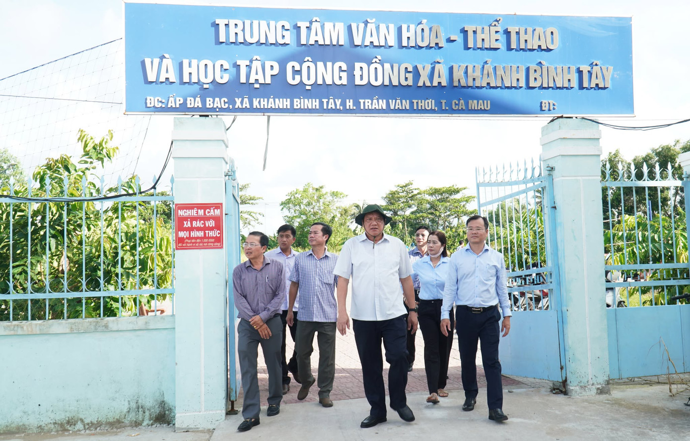 Tỉnh Cà Mau thành lập nhiều đoàn đi kiểm tra các trụ sở dùng sau sáp nhập xã.