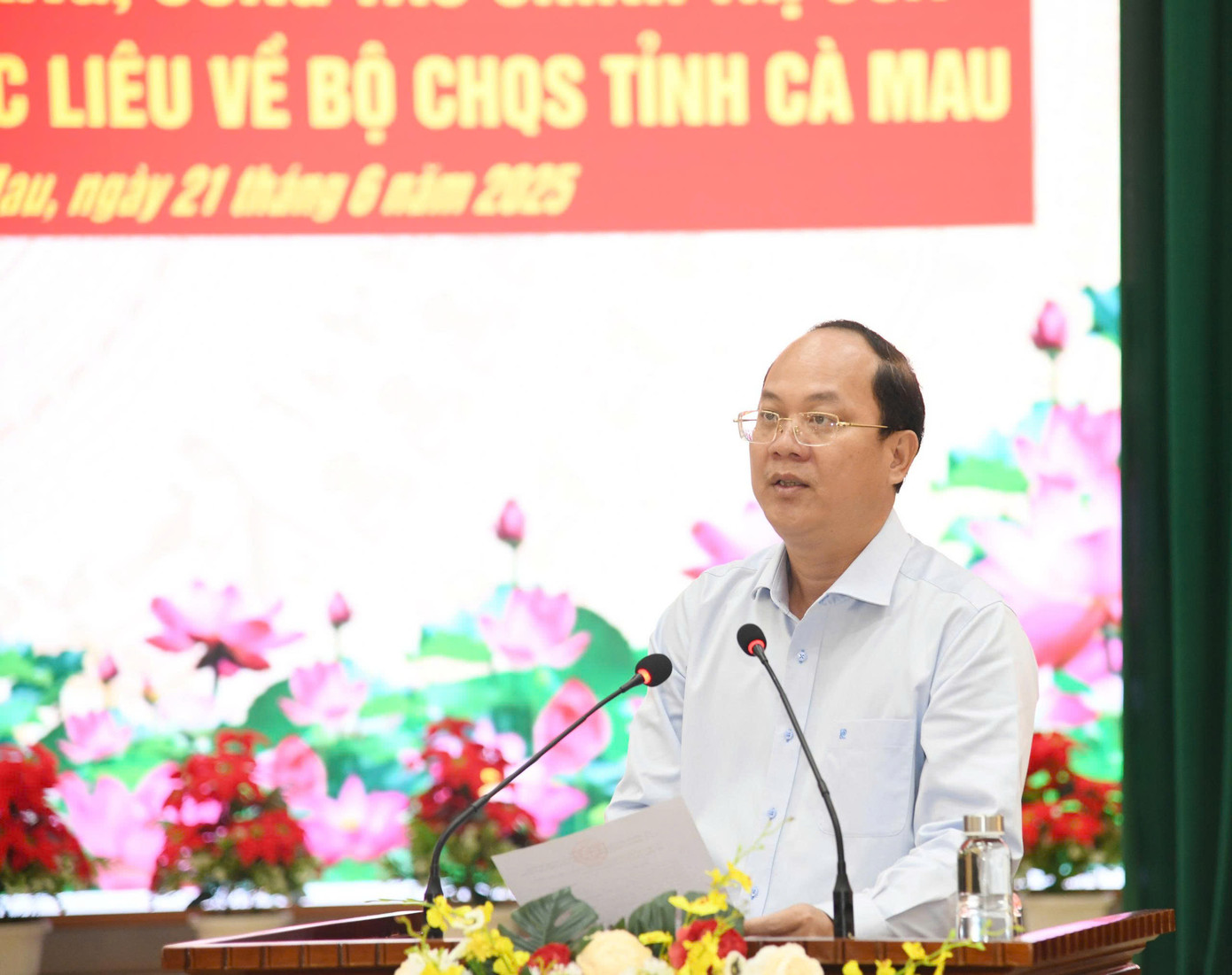 Bí thư Tỉnh ủy, Bí thư Đảng ủy Quân sự tỉnh Cà Mau - Nguyễn Hồ Hải. Ảnh: Phú Quang. Bí thư Tỉnh ủy, Bí thư Đảng ủy Quân sự tỉnh Cà Mau - Nguyễn Hồ Hải. Ảnh: Phú Quang.