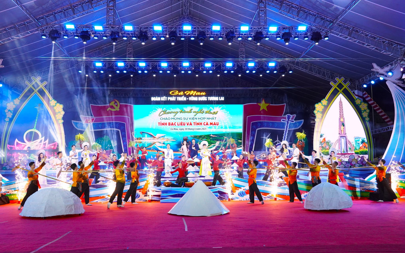 Tiết mục văn nghệ trong chương trình nghệ thuật.