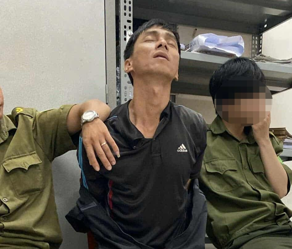 Lý Quang Trường tại cơ quan công an.