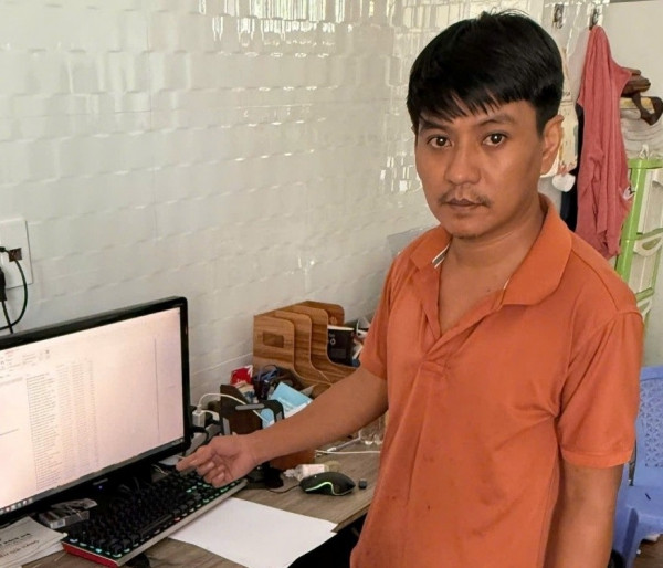 Đối tượng Trần Tâm Tuấn. Ảnh: CABL. Đối tượng Trần Tâm Tuấn. Ảnh: CABL.