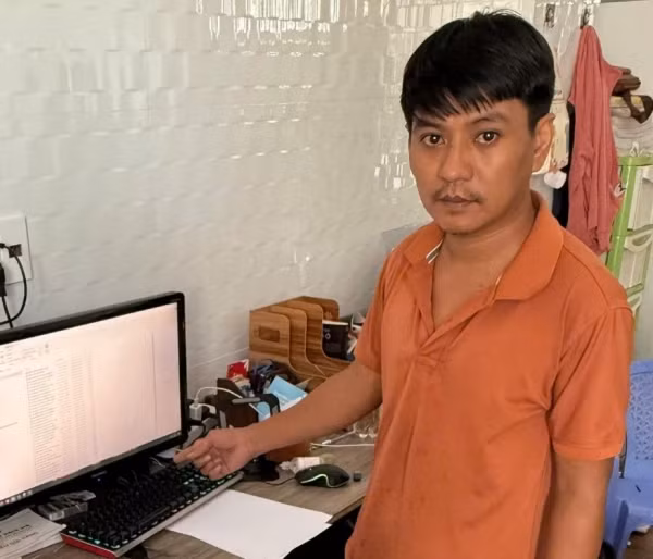 Đối tượng Trần Tâm Tuấn. Ảnh: CABL. Đối tượng Trần Tâm Tuấn. Ảnh: CABL.