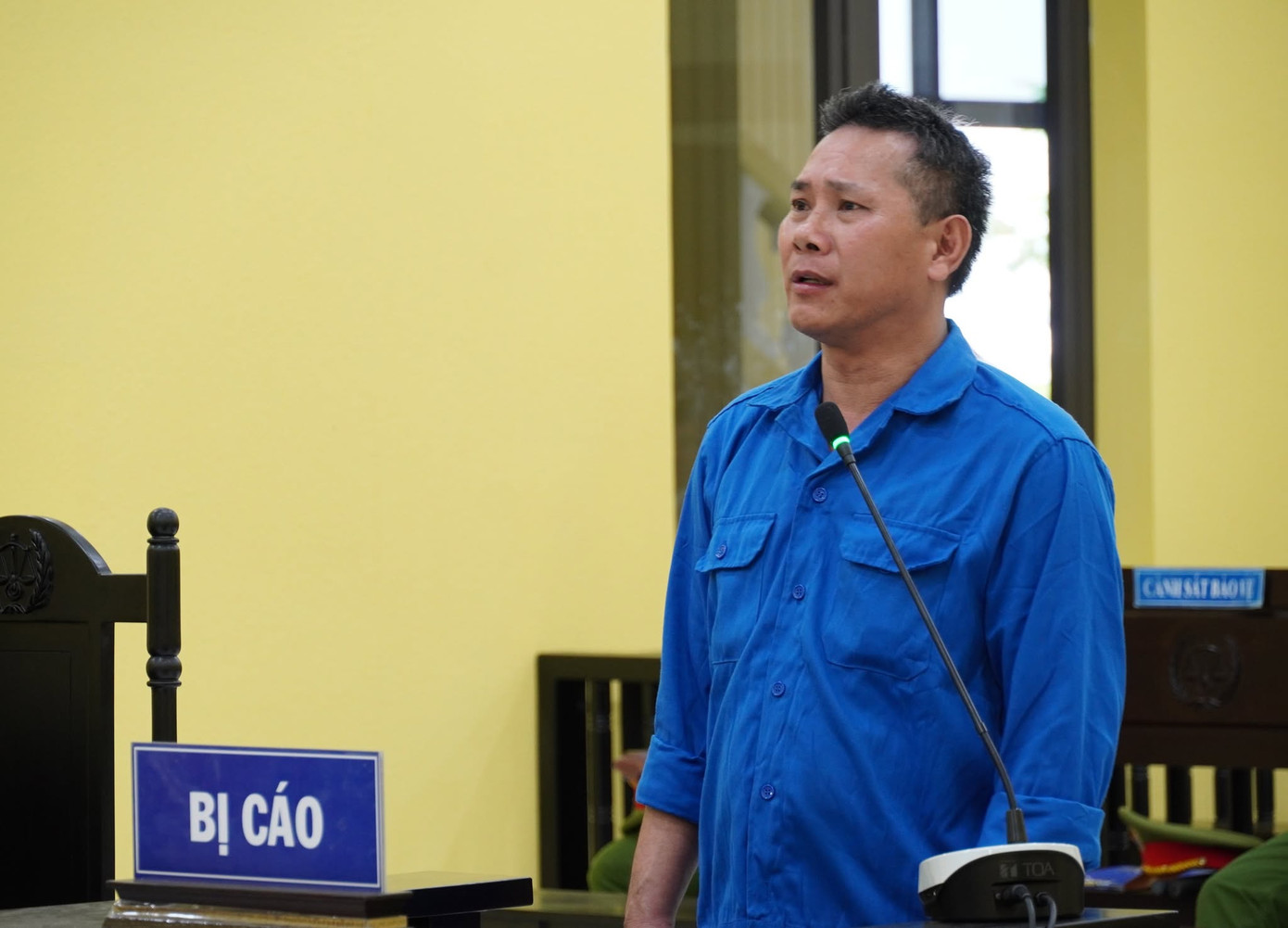 Nguyễn Thanh Trang tại phiên toà sơ thẩm.