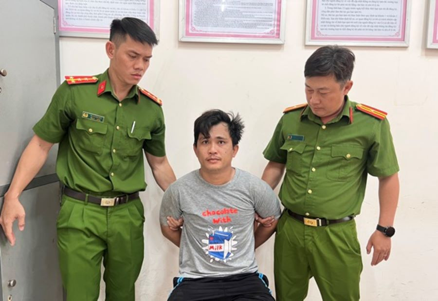 Bị can Bùi Minh Lợi. Ảnh CACM. Bị can Bùi Minh Lợi. Ảnh CACM.