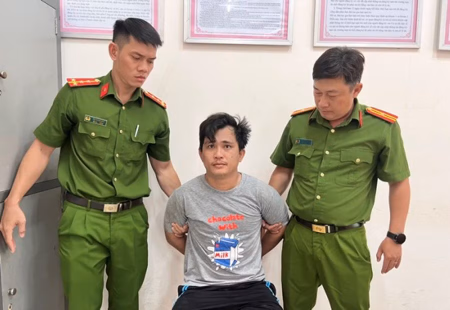 Bị can Bùi Minh Lợi. Ảnh CACM. Bị can Bùi Minh Lợi. Ảnh CACM.