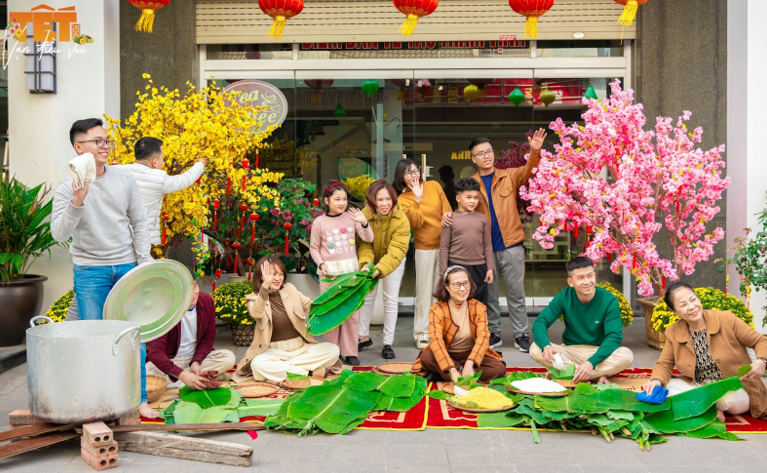 “Nồi bánh chưng” ngày Tết