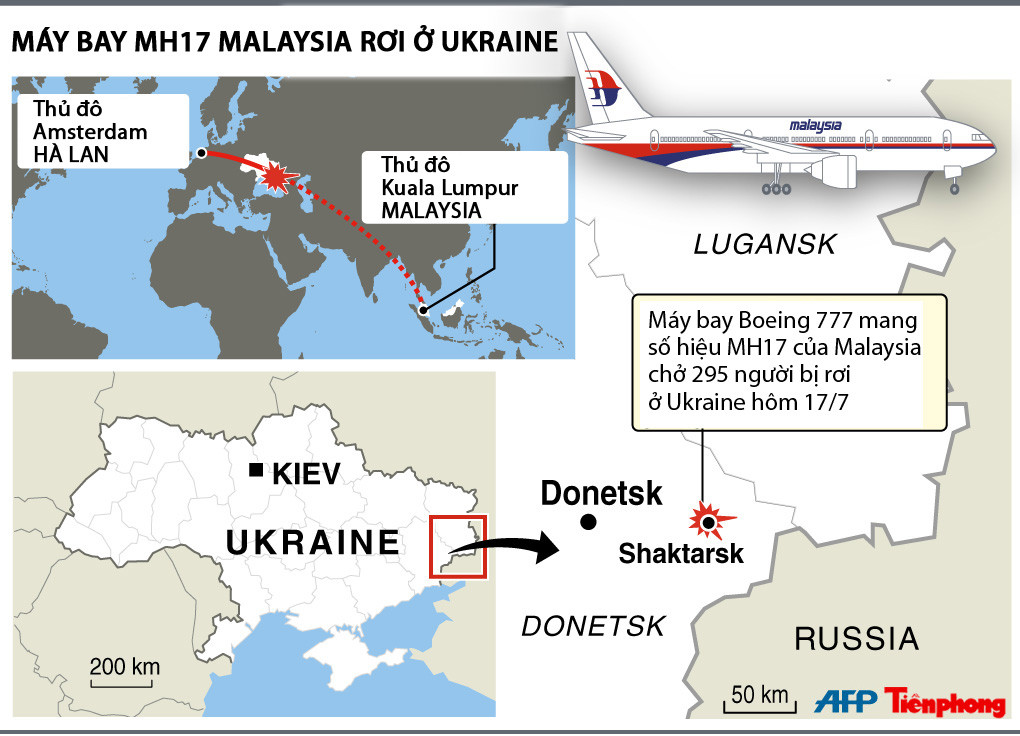 Máy bay Malaysia rơi ở Ukraine, 295 người chết ảnh 2