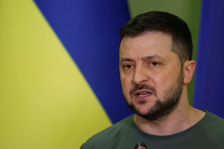 Tổng thống Ukraine Volodymyr Zelensky