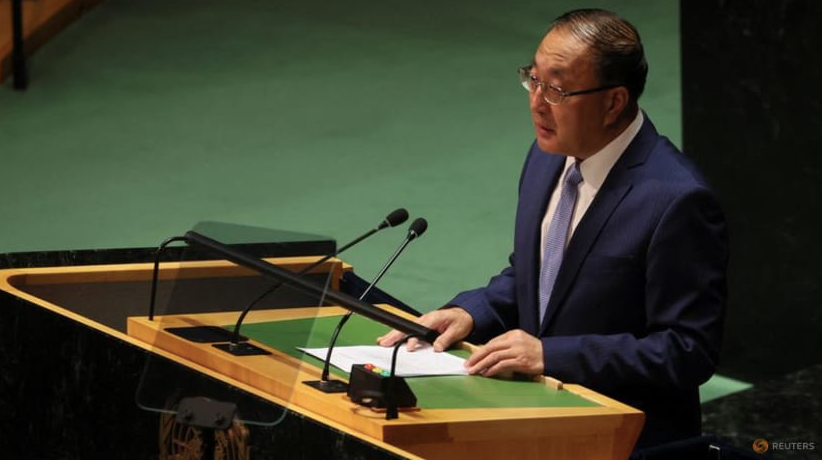 Đại sứ Trung Quốc tại Liên Hợp Quốc Trương Quân. (Ảnh: Reuters) Đại sứ Trung Quốc tại Liên Hợp Quốc Trương Quân. (Ảnh: Reuters)