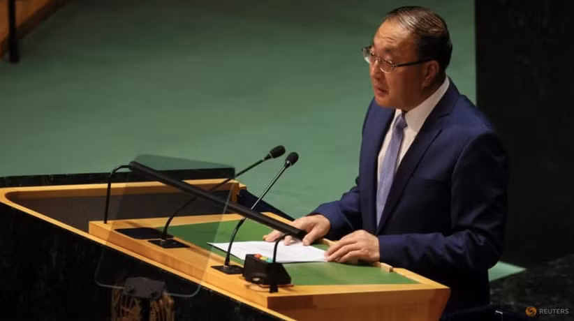 Đại sứ Trung Quốc tại Liên Hợp Quốc Trương Quân. (Ảnh: Reuters) Đại sứ Trung Quốc tại Liên Hợp Quốc Trương Quân. (Ảnh: Reuters)