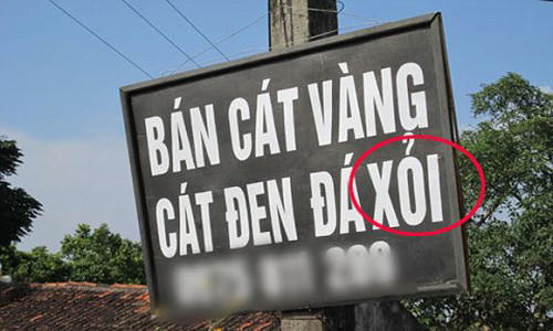 Những biển hiệu như thế này không khó gặp trên đường.