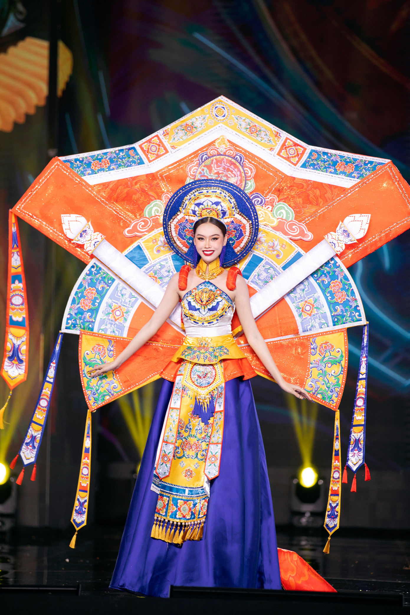 Bộ trang phục giành chiến thắng được đồng hành cùng tân Hoa hậu Hòa bình Việt Nam - Miss Grand Vietnam 2023 tham gia Miss Grand International 2023 vào tháng 10 tại Việt Nam.