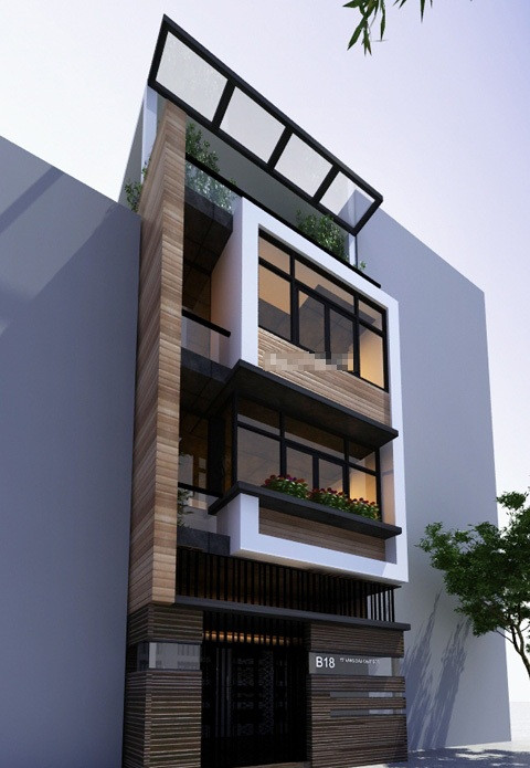 Mẫu nhà 4 tầng trong nội thành trên diện tích đất nhỏ ảnh 9