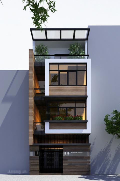 Mẫu nhà 4 tầng trong nội thành trên diện tích đất nhỏ ảnh 8