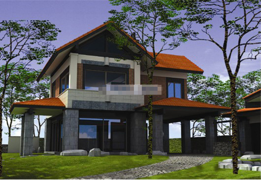 Thiết kế biệt thự nhà vườn 150m2 đẹp mê mẩn ảnh 2