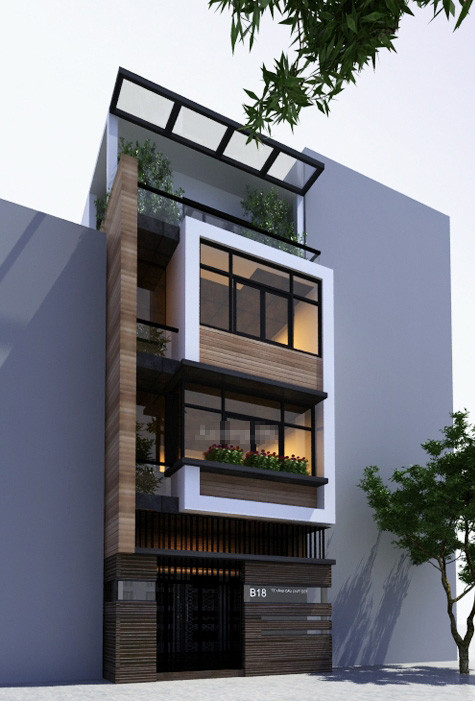 Mẫu nhà 4 tầng trong nội thành trên diện tích đất nhỏ ảnh 3