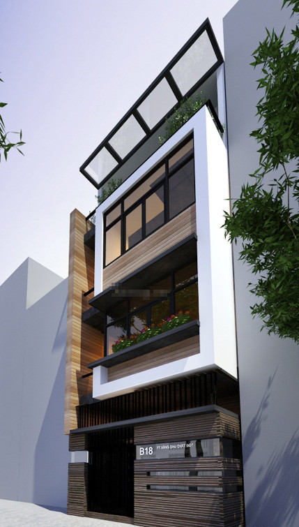 Mẫu nhà 4 tầng trong nội thành trên diện tích đất nhỏ ảnh 2