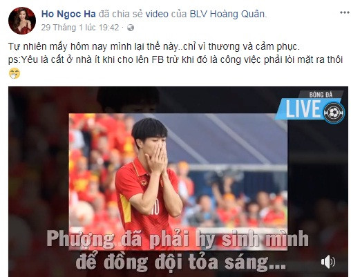 Hồ Ngọc Hà và U23 Việt Nam