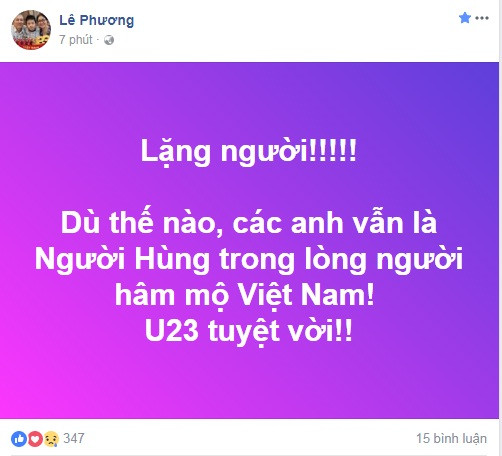 Sao việt chia sẻ sau Chung kết U23 Việt Nam- U23 Uzbekistan 