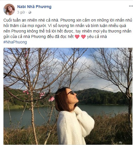 Nhã Phương lên tiếng sau màn cầu hôn của Trường Giang