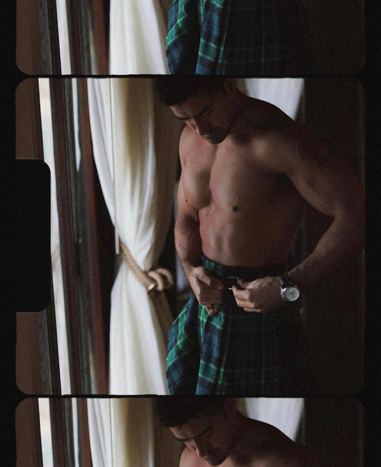 Trong khi Pia Wurtzbach diện váy cưới đuôi cá gợi cảm, Jeremy Jauncey mặc sơ-mi trắng giản dị kết hợp cùng kiểu váy Tartan truyền thống của nam giới Scotland. Là một doanh nhân nhưng Jeremy Jauncey yêu thích thể thao nên có thể hình vạm vỡ, rắn rỏi. Cặp sao được nhận xét là đẹp đôi về ngoại hình.