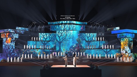 Qua bàn tay của đạo diễn Việt Tú, công nghệ trình diễn tối tân được ứng dụng để truyền tải thông điệp về sự đổi mới, sáng tạo của một Hải Phòng năng động. Qua bàn tay của đạo diễn Việt Tú, công nghệ trình diễn tối tân được ứng dụng để truyền tải thông điệp về sự đổi mới, sáng tạo của một Hải Phòng năng động.