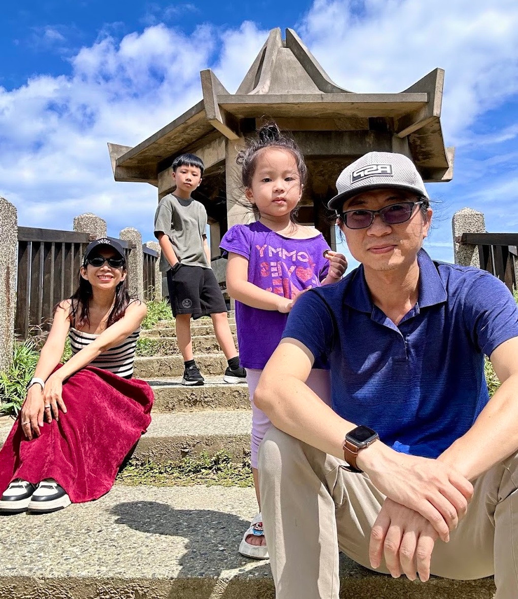 Nam Long bên gia đình. Ảnh: Gia đình cung cấp Nam Long bên gia đình. Ảnh: Gia đình cung cấp