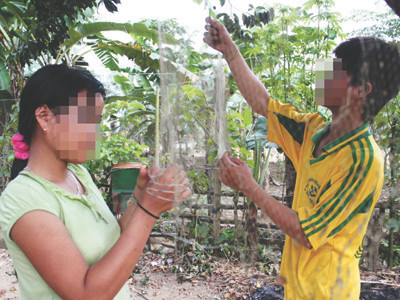 Vợ chồng V. - S. lo cho cuộc sống gia đình mới sau giờ học Ảnh: Nguyễn Huy