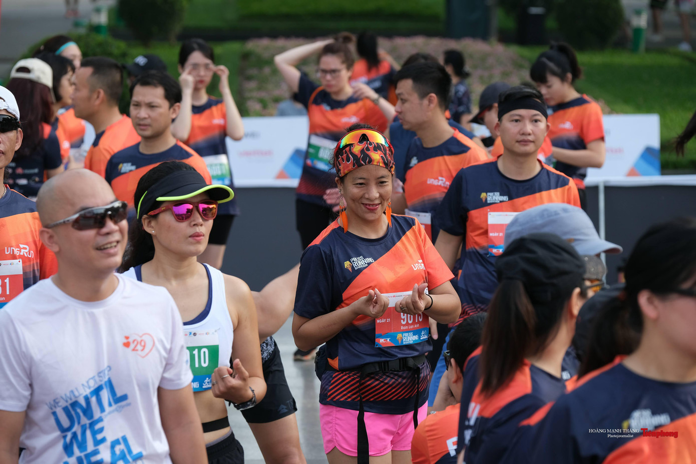Press Running Marathon - Hà Nội 2022 lần thứ nhất thu hút sự tham gia của 200 vận động viên đến từ hơn 40 cơ quan báo chí.