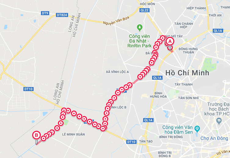 Lộ trình hoạt động tuyến xe buýt có trợ giá số 71 (Bến xe An Sương - Phật Cô Đơn). Lộ trình hoạt động tuyến xe buýt có trợ giá số 71 (Bến xe An Sương - Phật Cô Đơn).