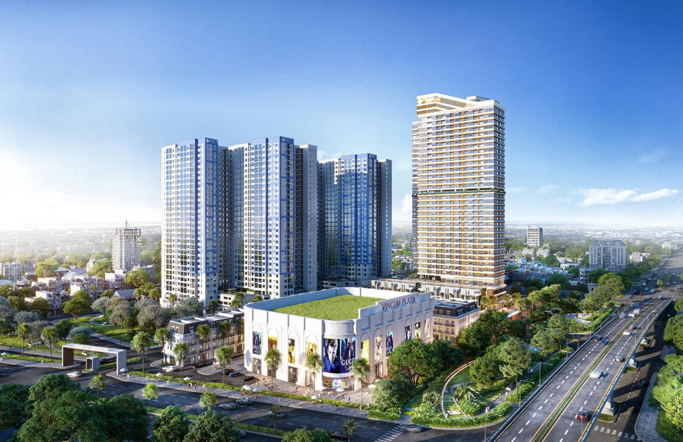 Vincom plaza trong lòng dự án, đảm bảo tiềm năng tăng giá lâu dài