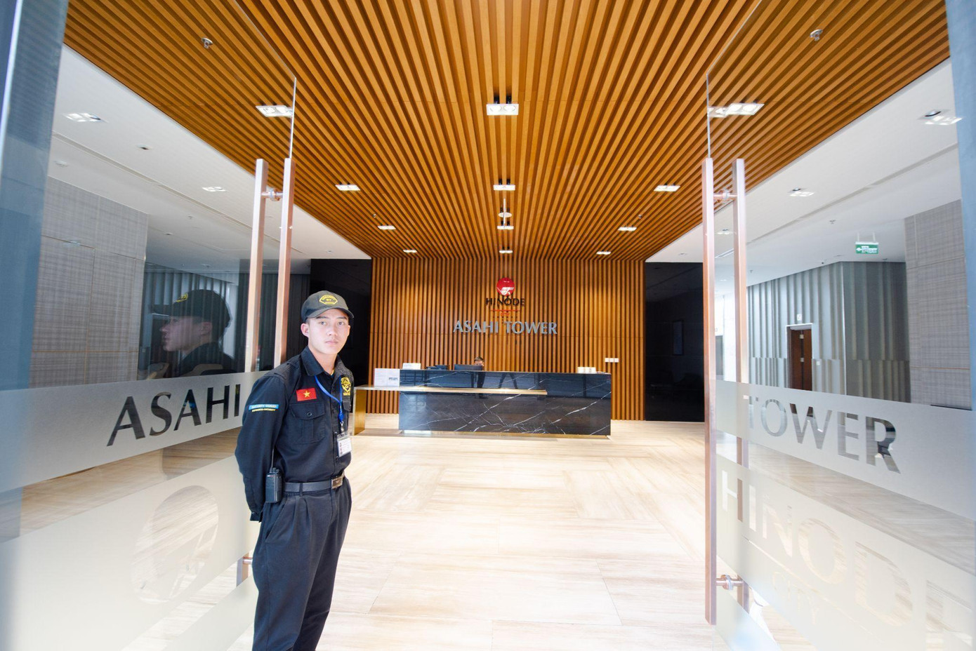 Công tác quản lý, bảo vệ Hinode City được đảm bảo với 3 lớp an ninh giám sát