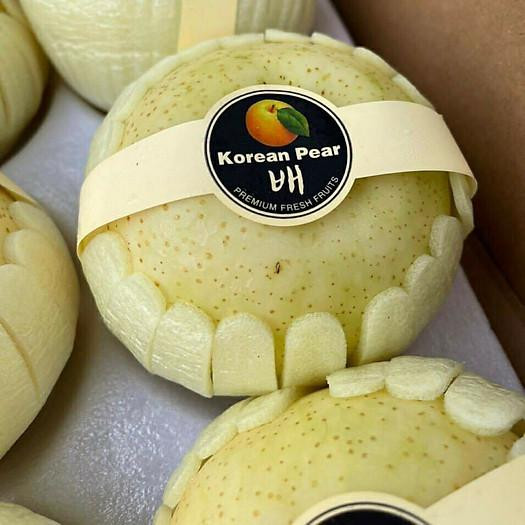 Những trái lê vỏ màu vàng được các thương lái đang rao bán là “lê sữa Hàn Quốc” đều không phải xuất xứ từ Hán Quốc Những trái lê vỏ màu vàng được các thương lái đang rao bán là “lê sữa Hàn Quốc” đều không phải xuất xứ từ Hán Quốc