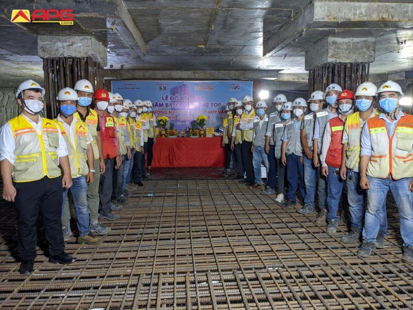 Lễ đổ bê tông đóng hầm B4 tại công trình Golden Globe Tower (số 68 Phan Đăng Lưu, quận Phú Nhuận, TP HCM) Lễ đổ bê tông đóng hầm B4 tại công trình Golden Globe Tower (số 68 Phan Đăng Lưu, quận Phú Nhuận, TP HCM)