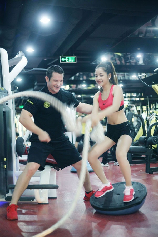 Mướt mồ hôi nhưng vẫn xinh đẹp 