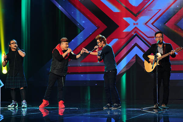 X Factor: Khánh Bình lép vế nhóm nam giả giọng Ngọc Khuê ảnh 2