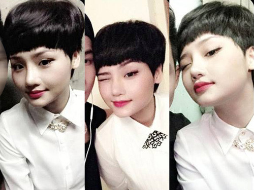 Việc làm mới ngoại hình bằng cách “xuống tóc” dường như đang là trào lưu trong showbiz Việt. Mới đây, nữ ca sĩ Miu Lê cũng quyết định chọn cho mình kiểu đầu nấm
