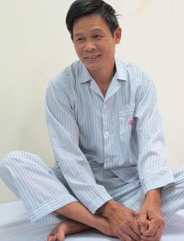 Ông Nguyễn Văn Hiệu, 51 tuổi, Lạng Giang, Bắc Giang bị xuất huyết tiêu hóa