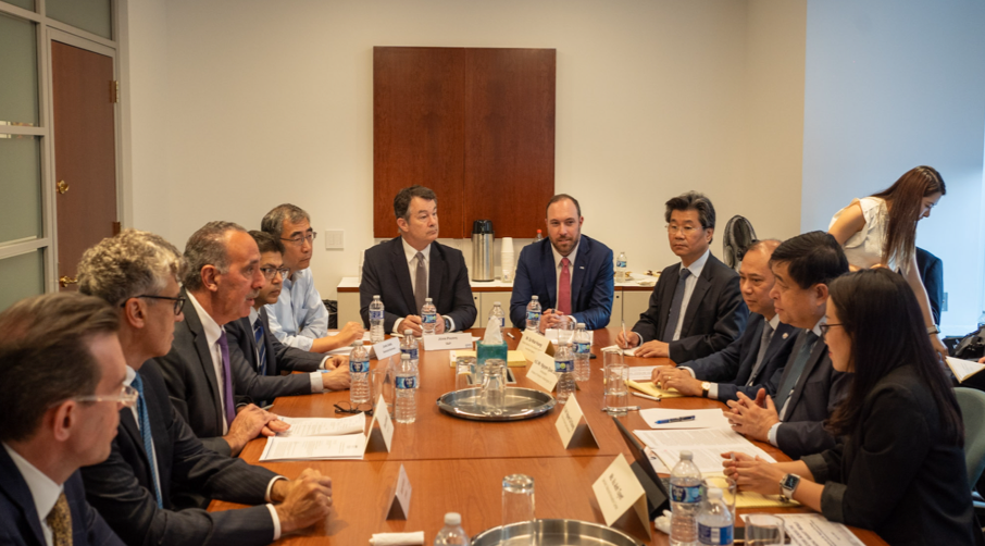 Bộ trưởng tiếp các doanh nghiệp, tập đoàn lớn là thành viên của BCIU.