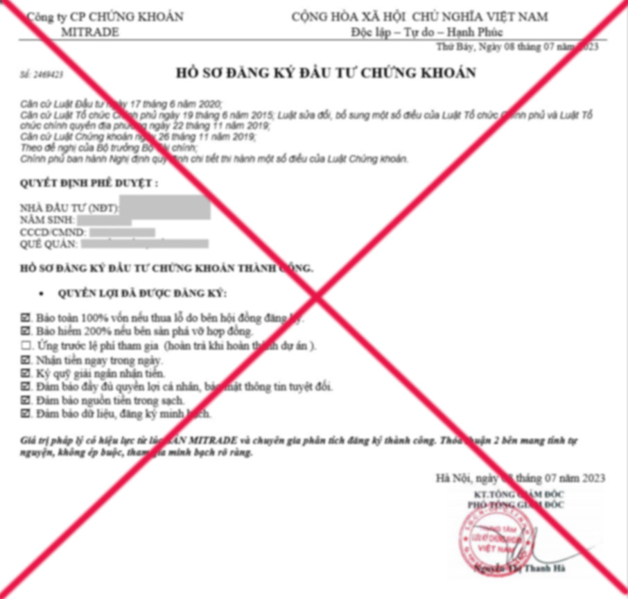 Văn bản giả mạo Văn bản giả mạo