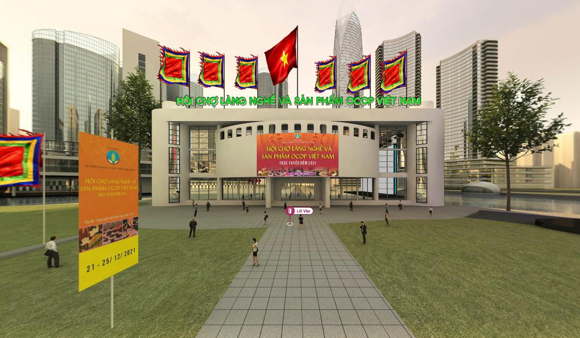 Mô hình Hội chợ làng nghề và sản phẩm OCOP Việt Nam năm 2021 Mô hình Hội chợ làng nghề và sản phẩm OCOP Việt Nam năm 2021