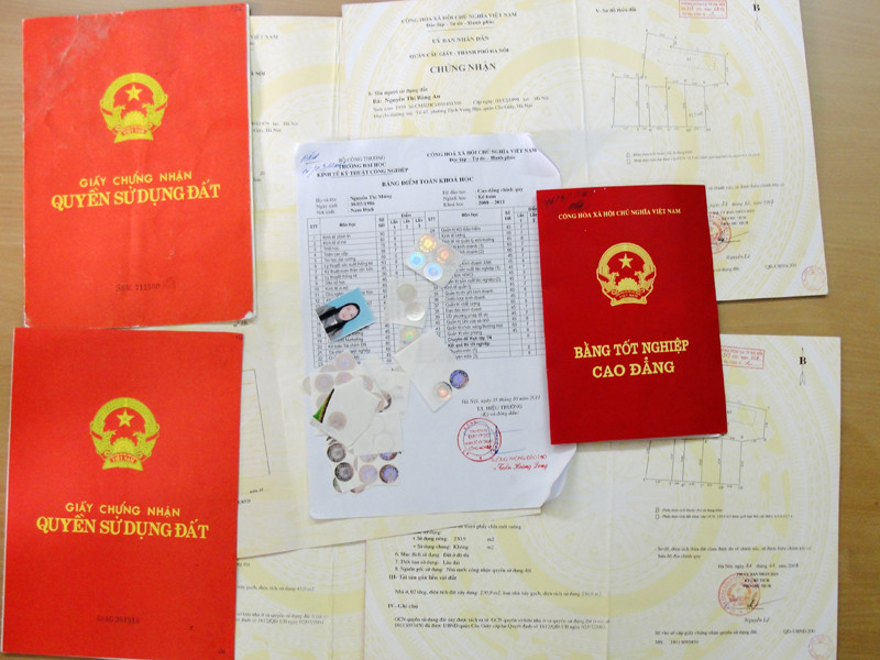 Tang vật của vụ án bị thu giữ