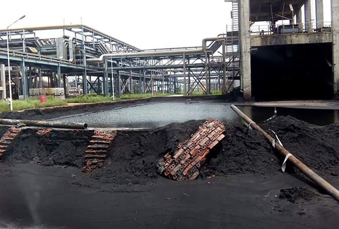 Nhà máy đạm Ninh Bình liên tục xảy ra sự cố. Ảnh: M.Đ