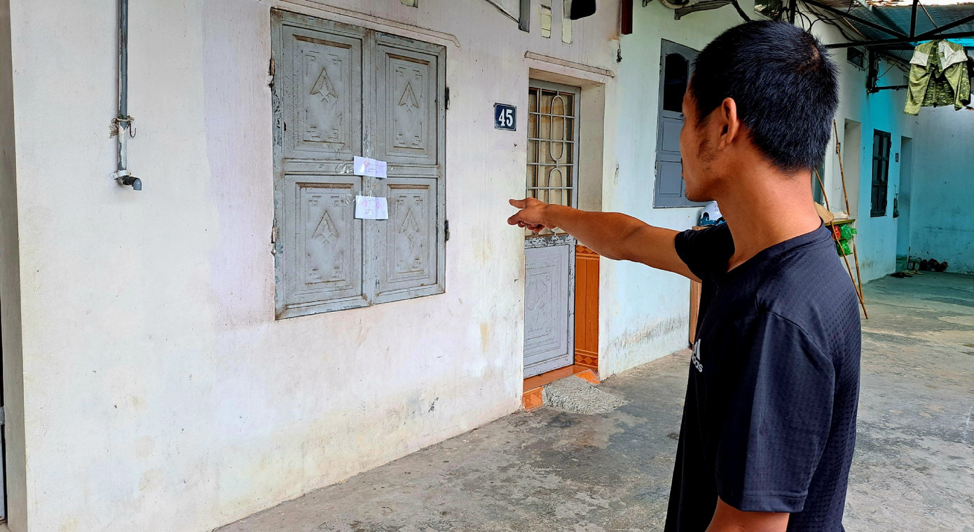 Căn phòng nơi phát hiện sự việc.